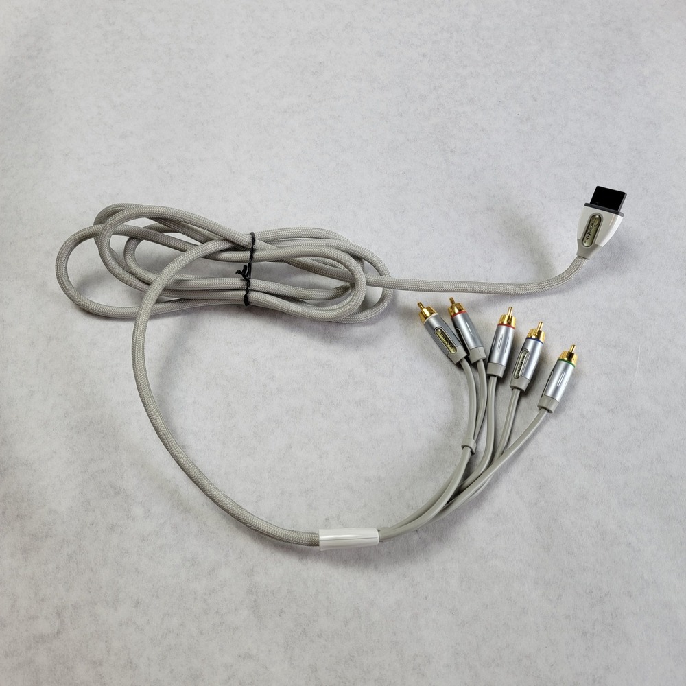 Rocketfish Component Video Cable for Nintendo Wii Braided Gold Plated RF-GWI1102